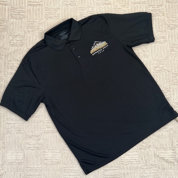 Cabela’s Club Members Only 2012 black polo shirt, new with tags, Size Large - Picture 1 of 16
